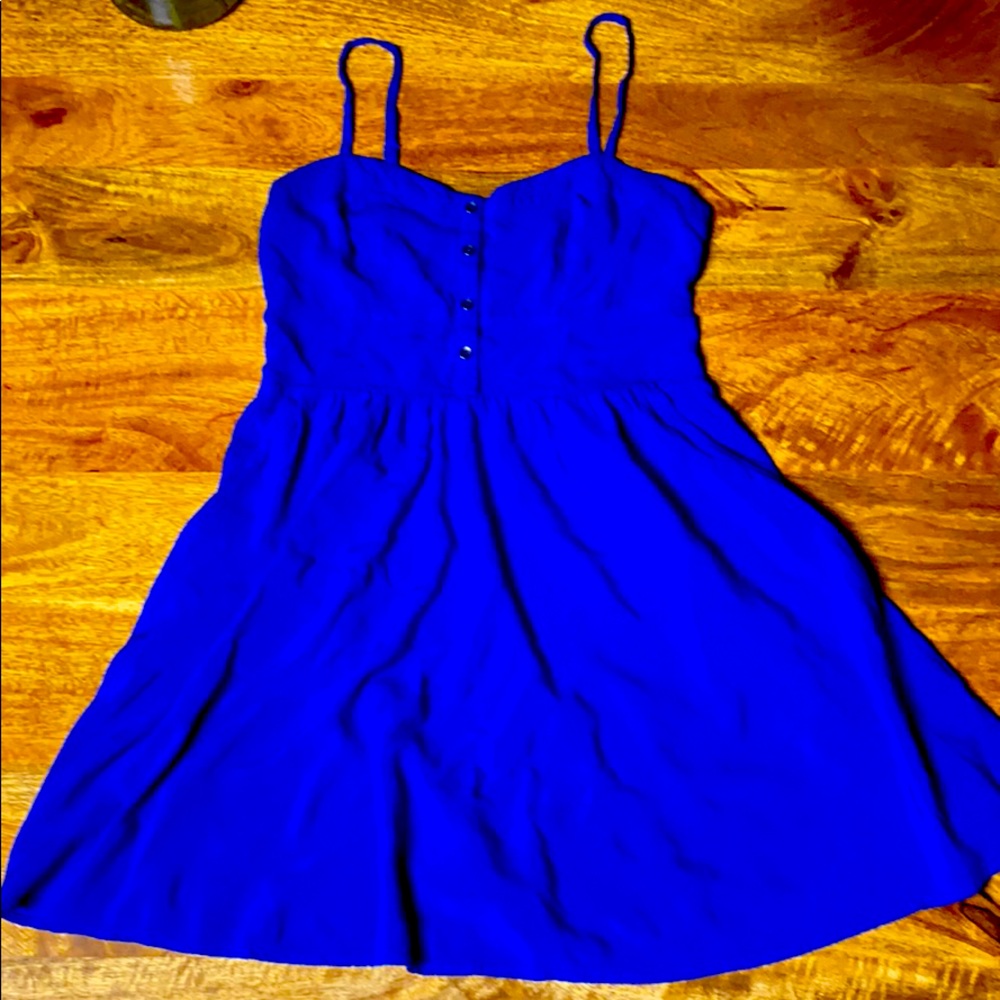 Vibrant blue sundress
